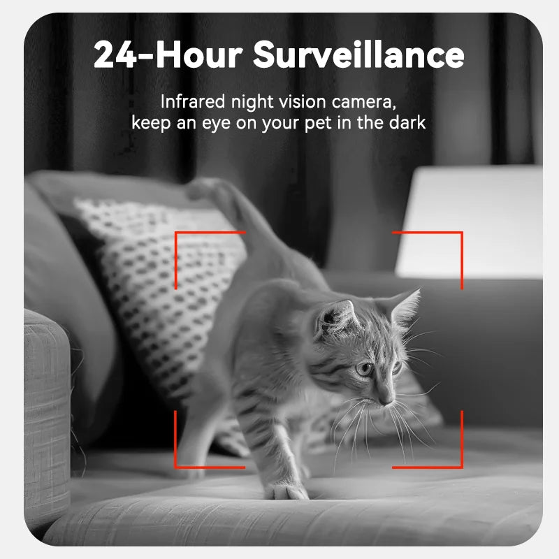 SmartPet CamFeeder A60 – WiFi Auto Pet Feeder with 1080P Camera & App Control